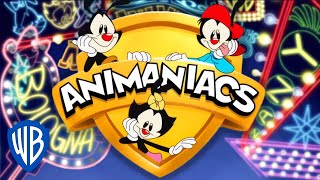 Animaniacs SINGALONG 🎤  Animaniacs Theme Song  WB Kids [upl. by Codding]