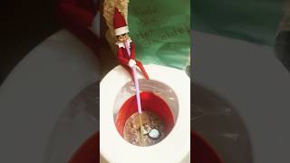 My elf on the shelf made hot chocolate in the toilet elfontheshelfideas elf christmas trending [upl. by Soraya]