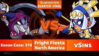 Error Code 313 vs vSins  Elimination QuarterFinal  Fright Fiesta  NA 1v1 [upl. by Esined]