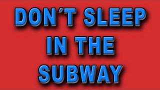 DON´T SLEEP IN THE SUBWAY  Ronnie Aldrich [upl. by Mahseh372]