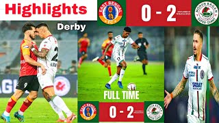 Derby ⚽ Mohun Bagan SG vs East Bengal FC ⚽ Match Highlights ISL All Goal 2  0 [upl. by Casabonne]