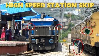 15 in 1  HI SPEED MAINLINE STATION SKIP RAMPAGE by PQHS  BGKT EMDs  Only TRAIN  Indian Railways [upl. by Melar670]