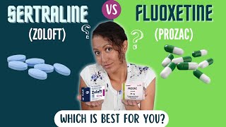 Comparison of Fluoxetine Prozac vs Sertraline Zoloft [upl. by Amanda]