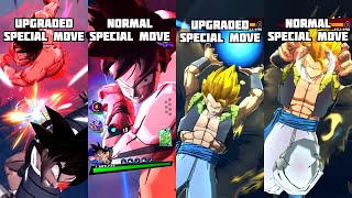 Normal Vs Upgraded Special Moves  Side by Side  in Dragon Ball Legednds [upl. by Genesa]