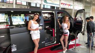 東京オートサロン 2018 TOKYO AUTO SALON 2018 コンパニオン キレイ カワイイ 笑顔 素敵 ステキSHOW girls girl introductions [upl. by Eelrahs]