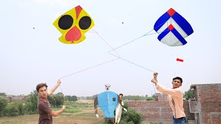 New Catch Kite amp Kite Cutting  Cricket Match  Kites [upl. by Regor]