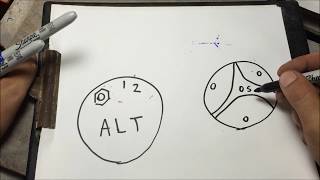 how to wire up GM 3 WIRE internally regulated 1973 and newer alternator [upl. by Avah]