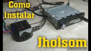 COMO INSTALAR MODULO AMPLIFICADO STETSOM NO SOM AUTOMOTIVOJHOLSOM [upl. by Nosnibor]