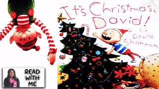 ITS CHRISTMAS DAVID 🎄 Read With Me  Kids Book Read Aloud  NO DAVID Christmas Book Read Along [upl. by Margit]