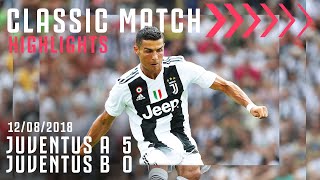 Cristiano Ronaldos Juventus Debut  Juventus A 50 Juventus B  Classic Match Highlights [upl. by Seed]