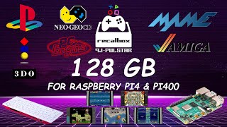 Recalbox 91 Pulsar 128 GB For Raspberry PI 4 amp PI 400 [upl. by Lorolla]