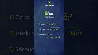 Math 3eme 030  matholympics mathematics mathstricks algebra algebre [upl. by Eeliram73]