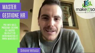 Testimonianza Simone Vellucci Master in Gestione delle Risorse Umane [upl. by Enelime]