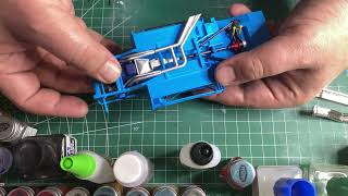 1980 Richard Petty Chevrolet Monte Carlo Reverse Paint Scheme Salvinos JR Model Kit Part 2 [upl. by Xila]