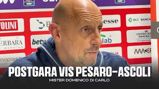 Mister Domenico Di Carlo  Postgara Vis PesaroAscoli  Ascoli Calcio [upl. by Hwang404]