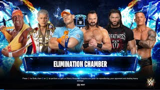 WWE 2k24 ELIMINATION CHAMCER [upl. by Ettenauq456]