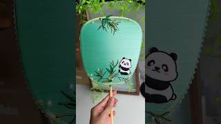 Nhuộm màu Xanh cho Kén Tằm và làm QUẠT TƠ TẰM Gấu Trúc💚🐼🎋 diy janenguyen totam [upl. by Nirihs]