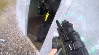 FEAR MilSim Paintball Tower Room Clearing [upl. by Ttevi187]