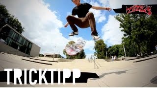 How to Hardflip  einfach und schnell Skateboard Tricks lernen deutschgerman [upl. by Ahsilla]