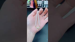 Necklace tutorial покупкидлядома diy howtomakeabeadedbracelet [upl. by Tori]