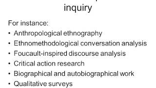 What is Qualitative Inquiry by Martyn Hammersley [upl. by Ellison]