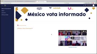 Tutorial inscripción para MOOC – Voto Informado 2018 [upl. by Eednus]