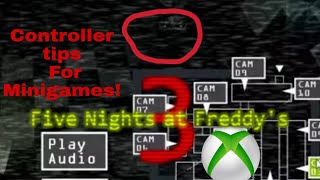 FNaF 3 Xbox One  Tips for Minigames [upl. by Ellevehc]