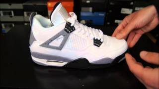 Air Jordan IV 4 White Cement Grey [upl. by Mattson]