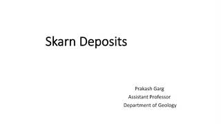 Skarn Deposits  By Prakash Garg Assistant Professor Department of Geology [upl. by Eninotna]