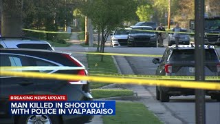 Man dies after police shooting in Valparaiso Indiana State Police say [upl. by Launcelot513]