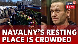 Alexei Navalny Funeral LIVE News From The Borisovskoye Cemetery  Team Navalnys Final Tribute N18L [upl. by Eniledgam309]