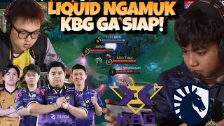 GILIRAN TEAM LIQUID NGAMUK  KBG KENA IMBASNYA  LIQUID VS KBG BO1  SWISS STAGE DAY 2 [upl. by Eilyab192]