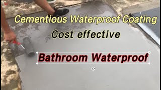 How To Apply Cementitious Waterproof Coating [upl. by Abroms]