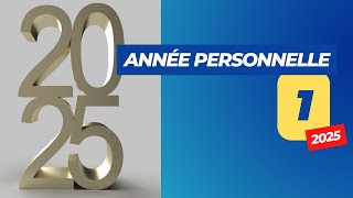 Numérologie  Année personnelle 1 en 2025 [upl. by Nauqyaj]