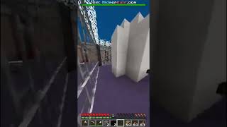 Fighting off ENEMIES in a Minecraft WAR shorts [upl. by Suiratnauq]