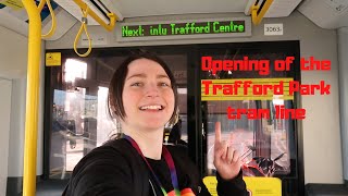 Opening of the Trafford Park tram line [upl. by Enelia]