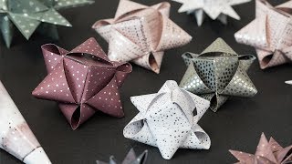 DIY  Paper stars by Søstrene Grene [upl. by Coe]