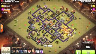 GoWiPe Attack TH8  War Replay Malang Koe vs Borneo All Star [upl. by Zadoc]