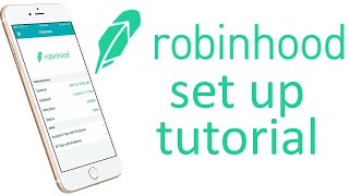 Robinhood App  Set Up Tutorial for Robinhood Get A Free Stock [upl. by Gahan]