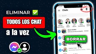 Como ELIMINAR todos los MENSAJES de MESSENGER 2024 ✅ [upl. by Lennox]