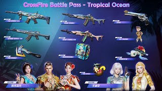 CF Battle Pass quotTropical Oceanquot  Cotents Preview [upl. by Reinar]