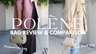 POLENE BAG REVIEW Numero Un amp Numero Neuf Bag Comparison Quality WIMB Sizing Pricing [upl. by Anaugal]