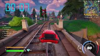 Fortnite Challenge Stay outside the inner rail road [upl. by Ravert]