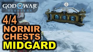 Midgard All Nornir Chests Location amp Puzzle Solution  God of War Ragnarok [upl. by Dnarb]