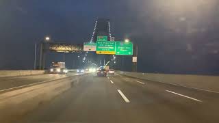 Crossing the Verrazano Bridge Cruzando el Puente Verrazano [upl. by Salocin]