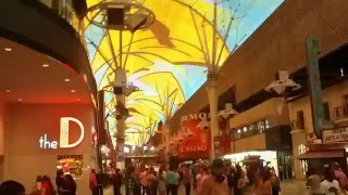 Fremont Street Experience Light Show  Rocky Horror Picture Show Las Vegas Nevada [upl. by Kirsti]