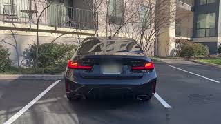 2024 BMW M340 LCI Muffler Delete Exhaust Clip [upl. by Olracnaig481]