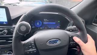 2023 FORD KUGA tyre pressure warning reset [upl. by Nonez642]