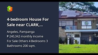 4bedroom House For Sale near CLARK Angeles Pampanga [upl. by Farlay263]