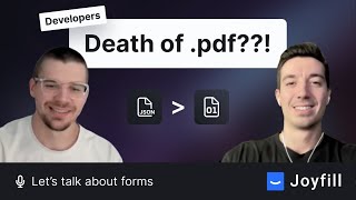 Handling PDF forms with JSON vs raw binary structure [upl. by Bevus878]
